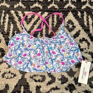 NWT Vineyard Vines Floral Bikini Top